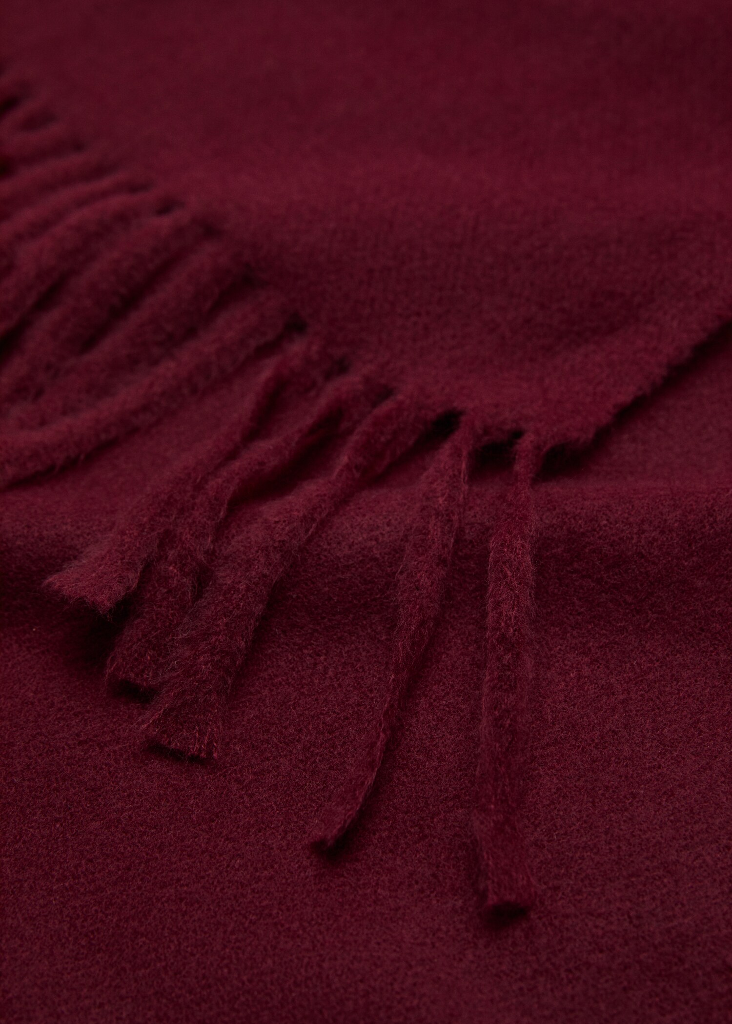 Fringed edge scarf - Medium plane