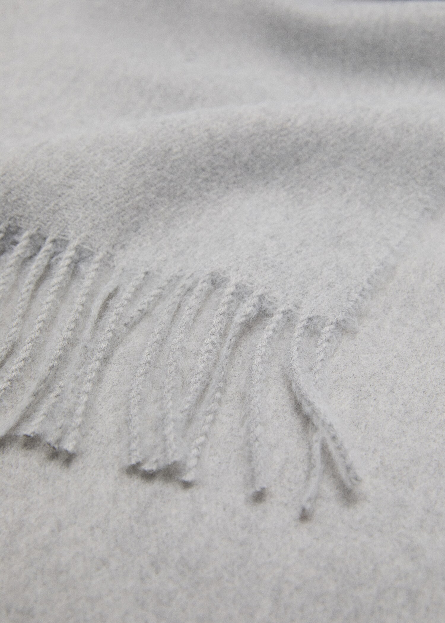 Fringed edge scarf - Medium plane