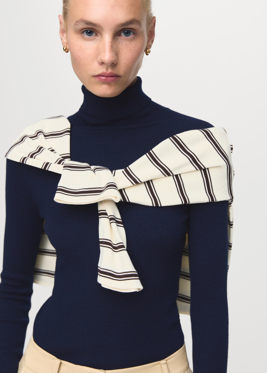 Turtleneck wool sweater