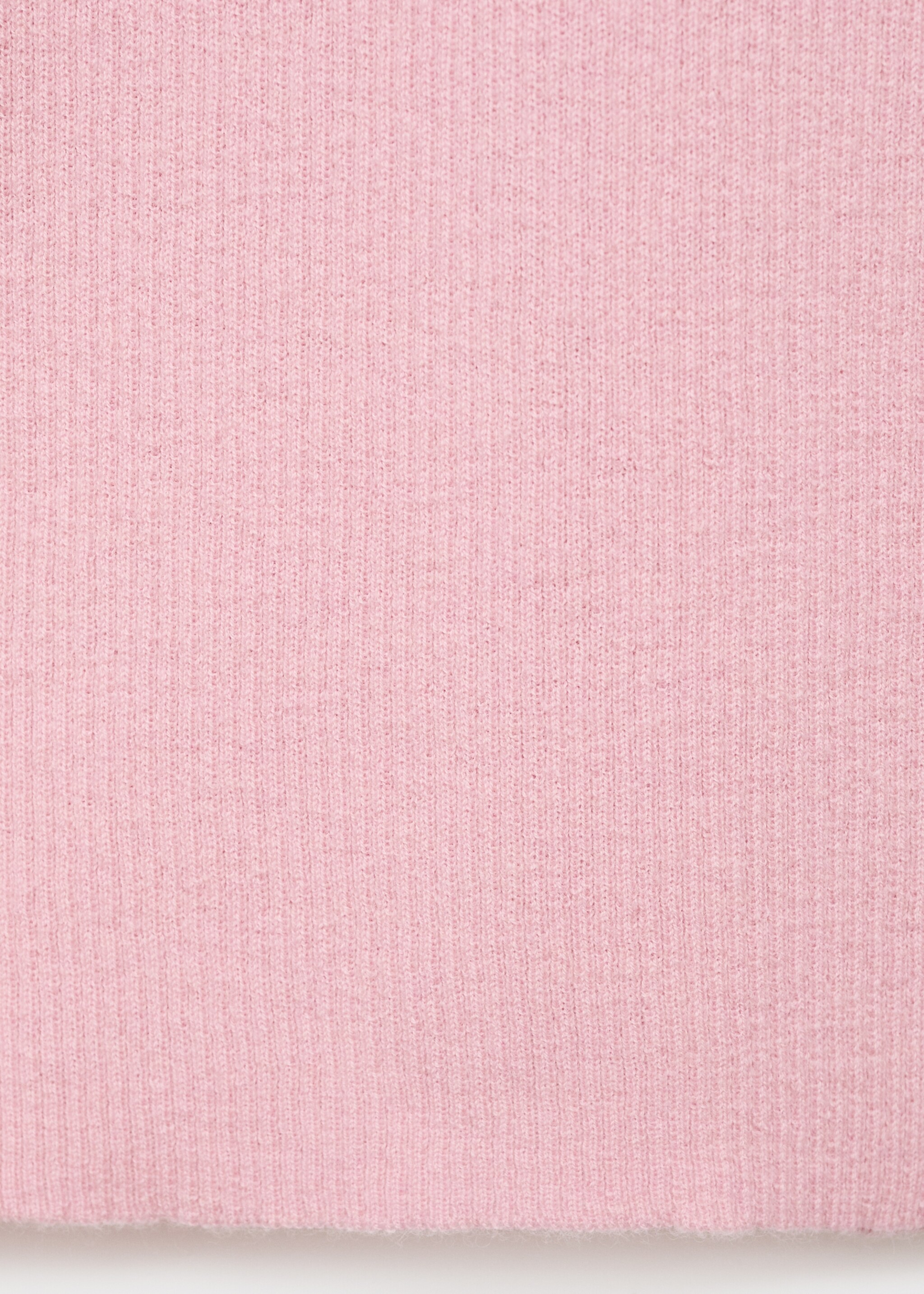 Turtleneck wool sweater - Details of the article 0, Pastel Pink. Ref: 17095148-00.