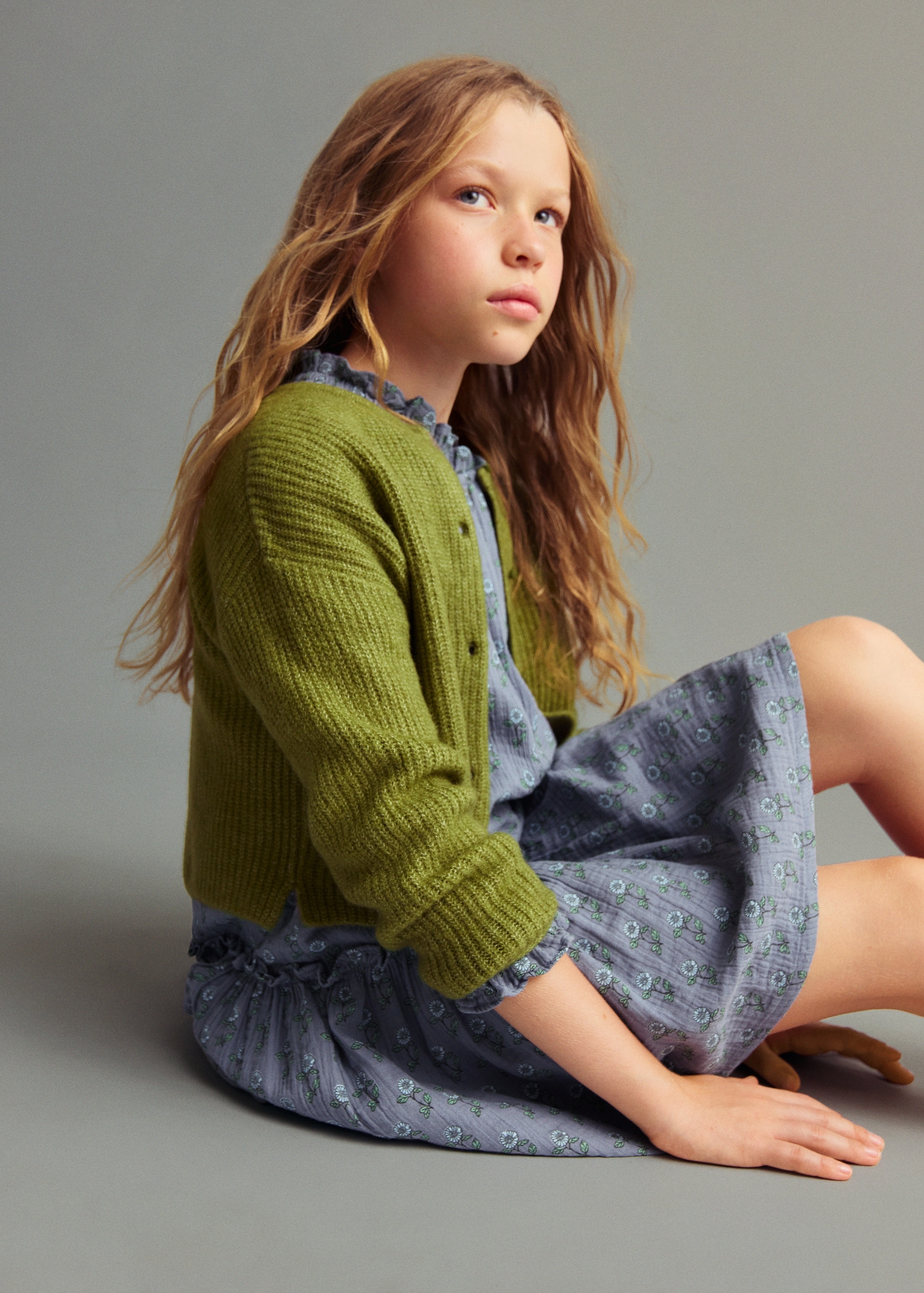 Knitted button cardigan - Details of the article 5