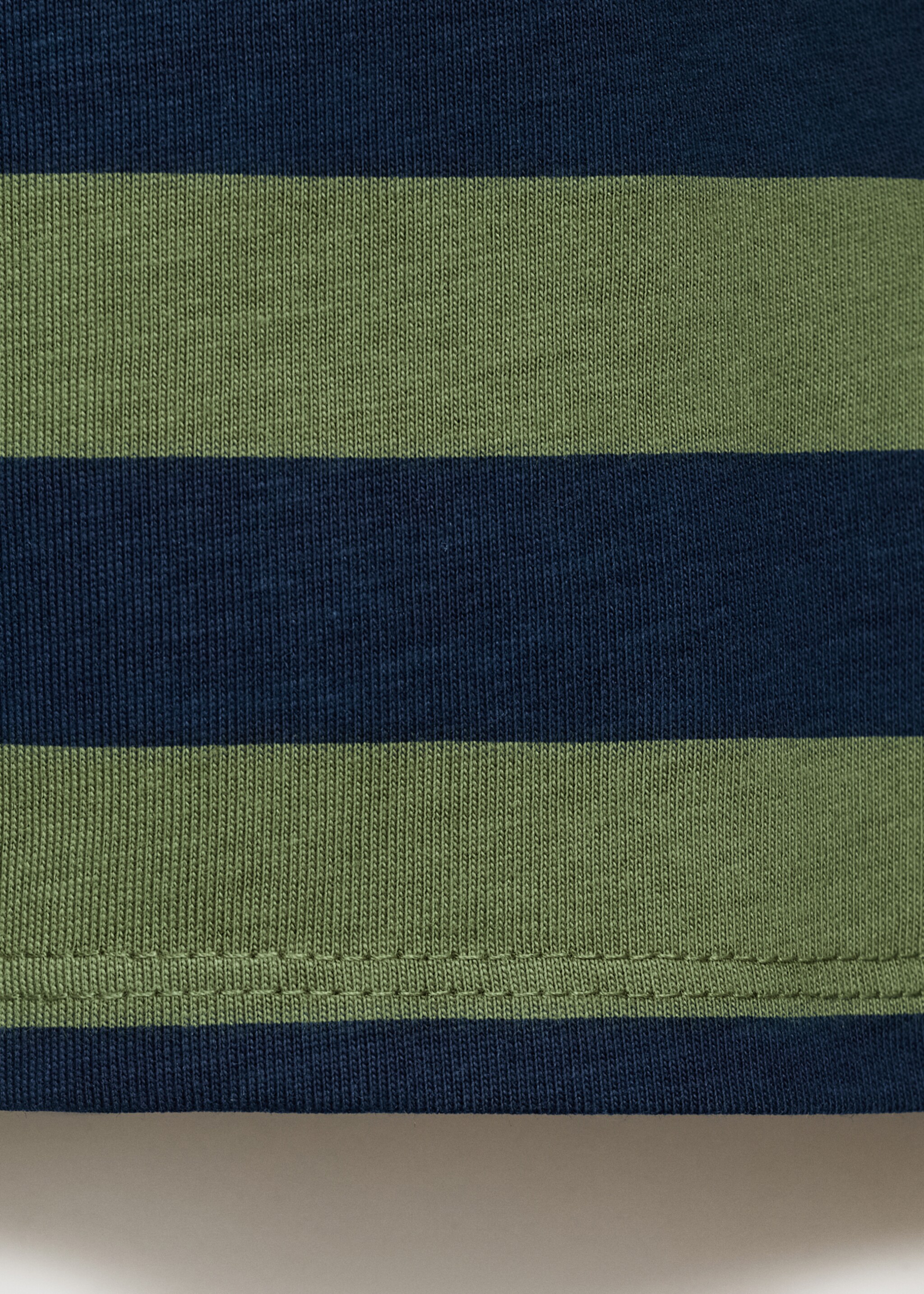 Polo rayas algodón - Detalle del artículo 0, Verde. Ref: 17095155-00.