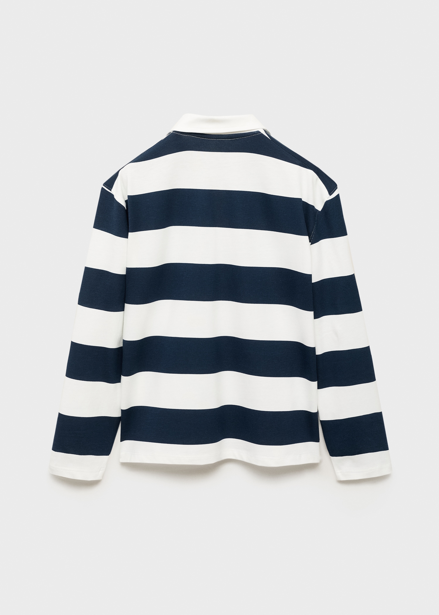 Striped cotton polo shirt - Main Image
