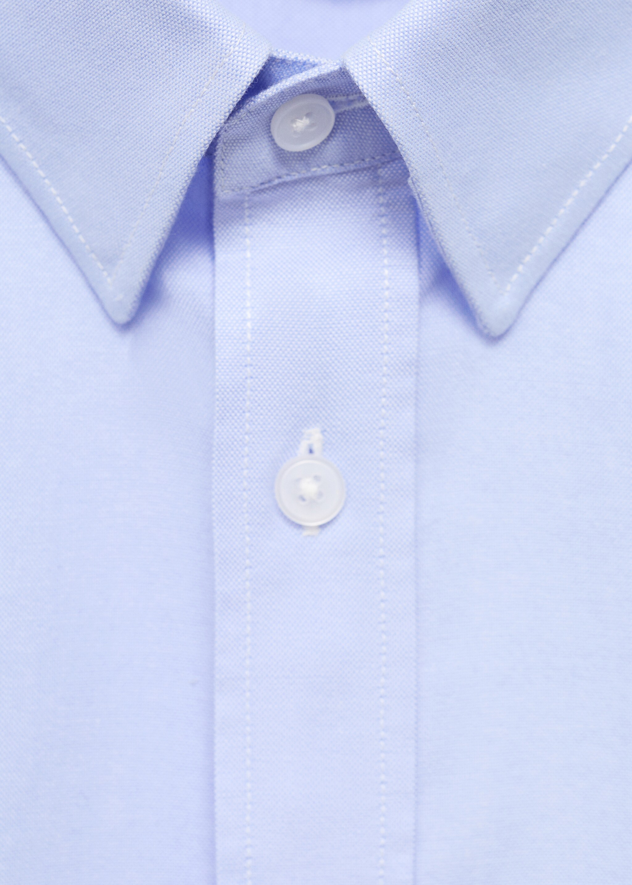 Camisa 100% cotó Òxford - Detall de l'article 0, Blau cel. Ref: 17095156-00.