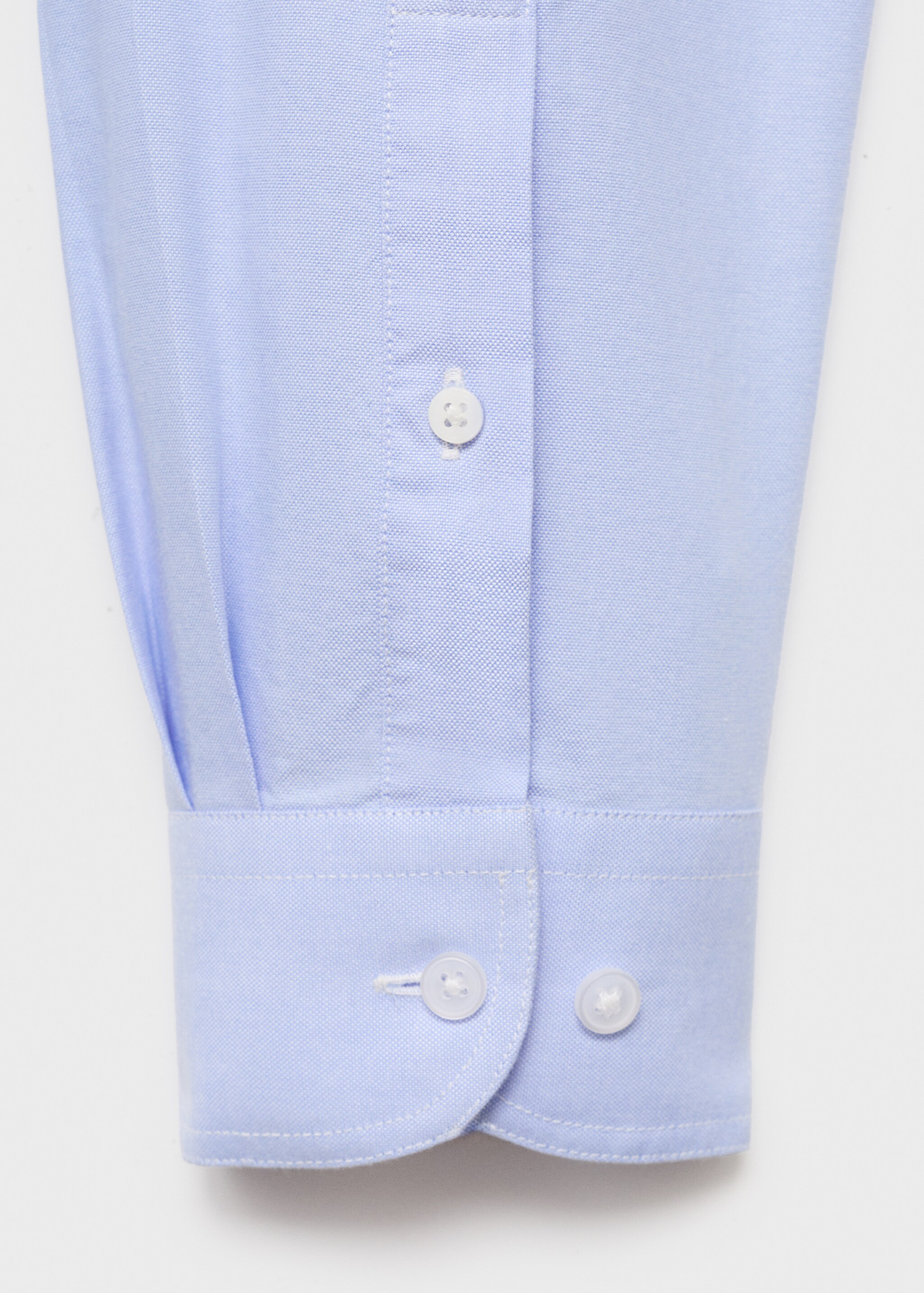 Camisa 100% cotó Òxford - Detall de l'article 8, Blau cel. Ref: 17095156-00.