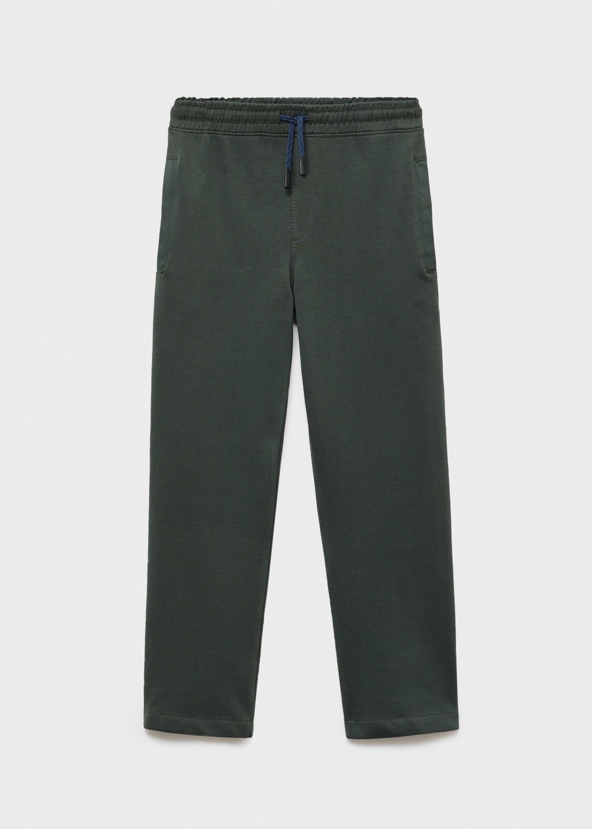 Cotton drawstring joggers - Article without model, Khaki. Ref: 17095160-00.