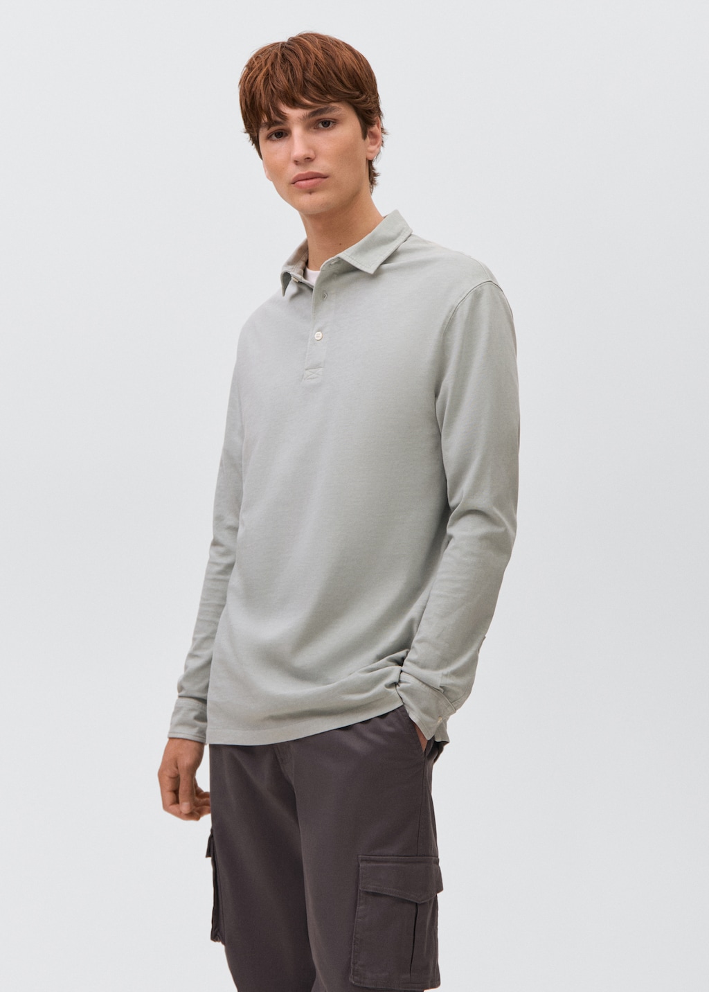 Cotton basic polo shirt