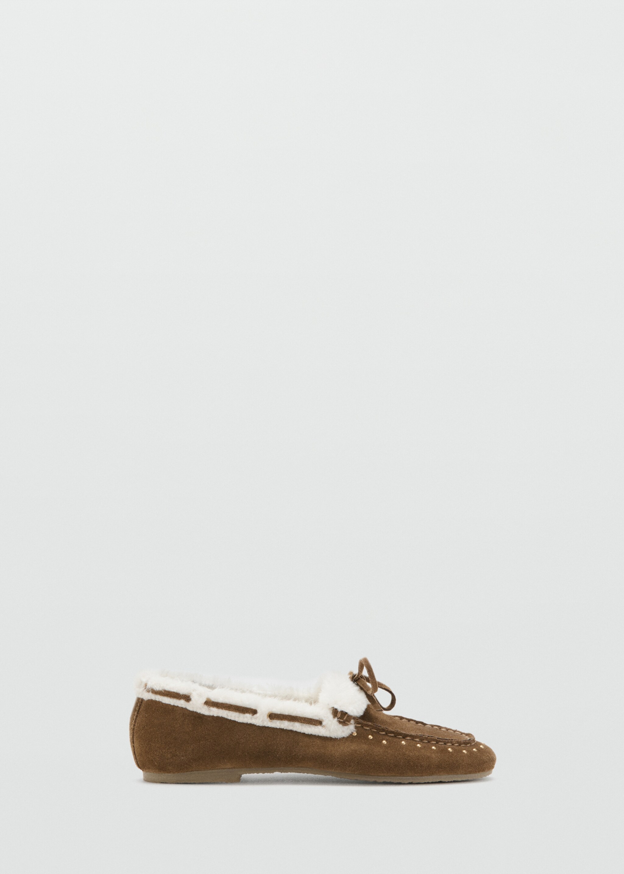 Sheepskin moccasins with studs - Article without model, Leather. Ref: 17095787-00.
