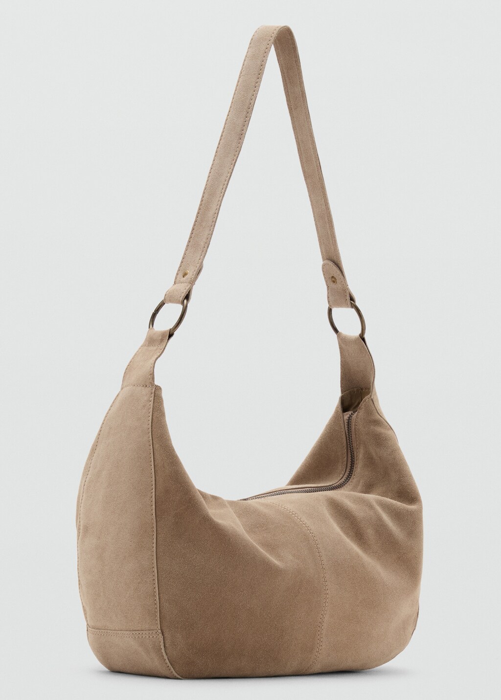 Leather tote bag