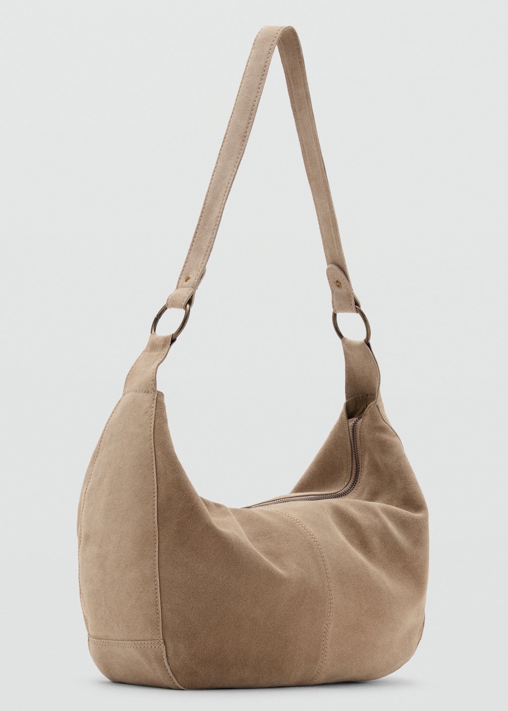 Leather tote bag