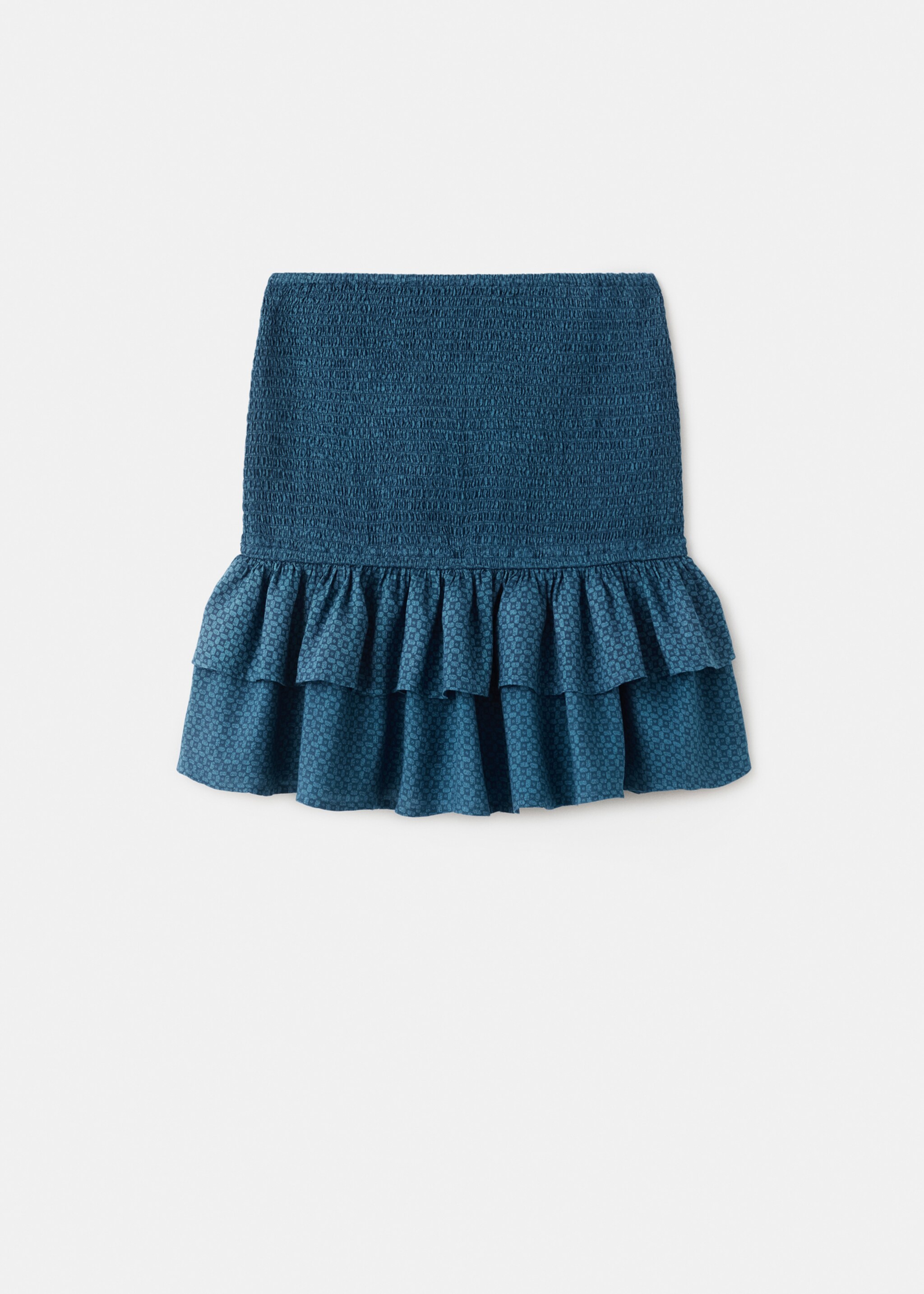 Falda fruncida volantes - Artículo sin modelo, Azul marino. Ref: 17095790-00.