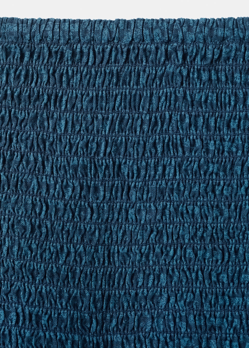 Gathered skirt with ruffles