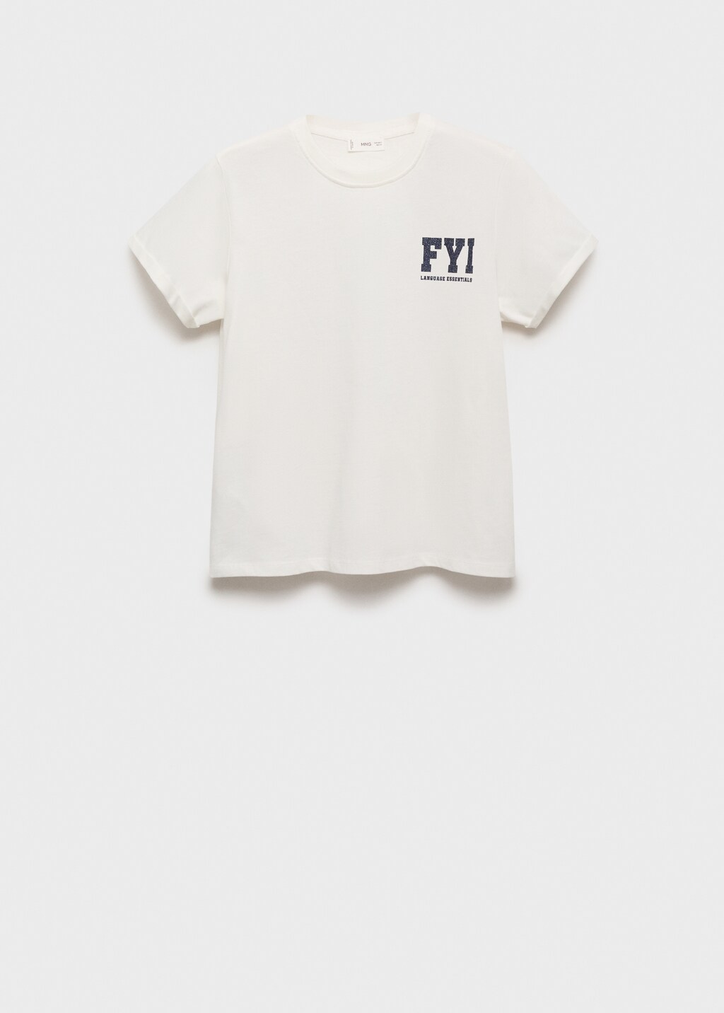 Printed cotton-blend t-shirt