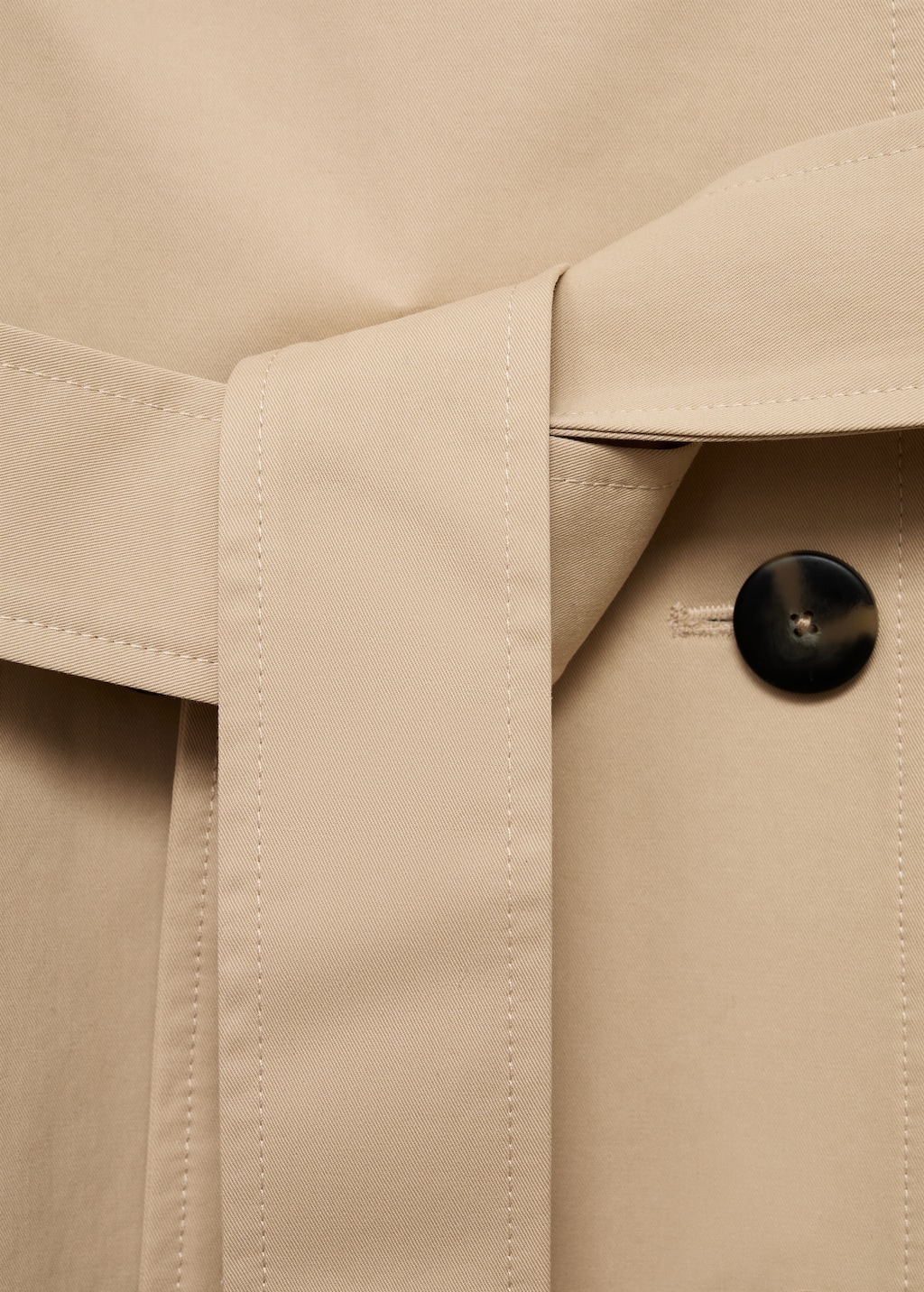 Classic 100% cotton trench coat