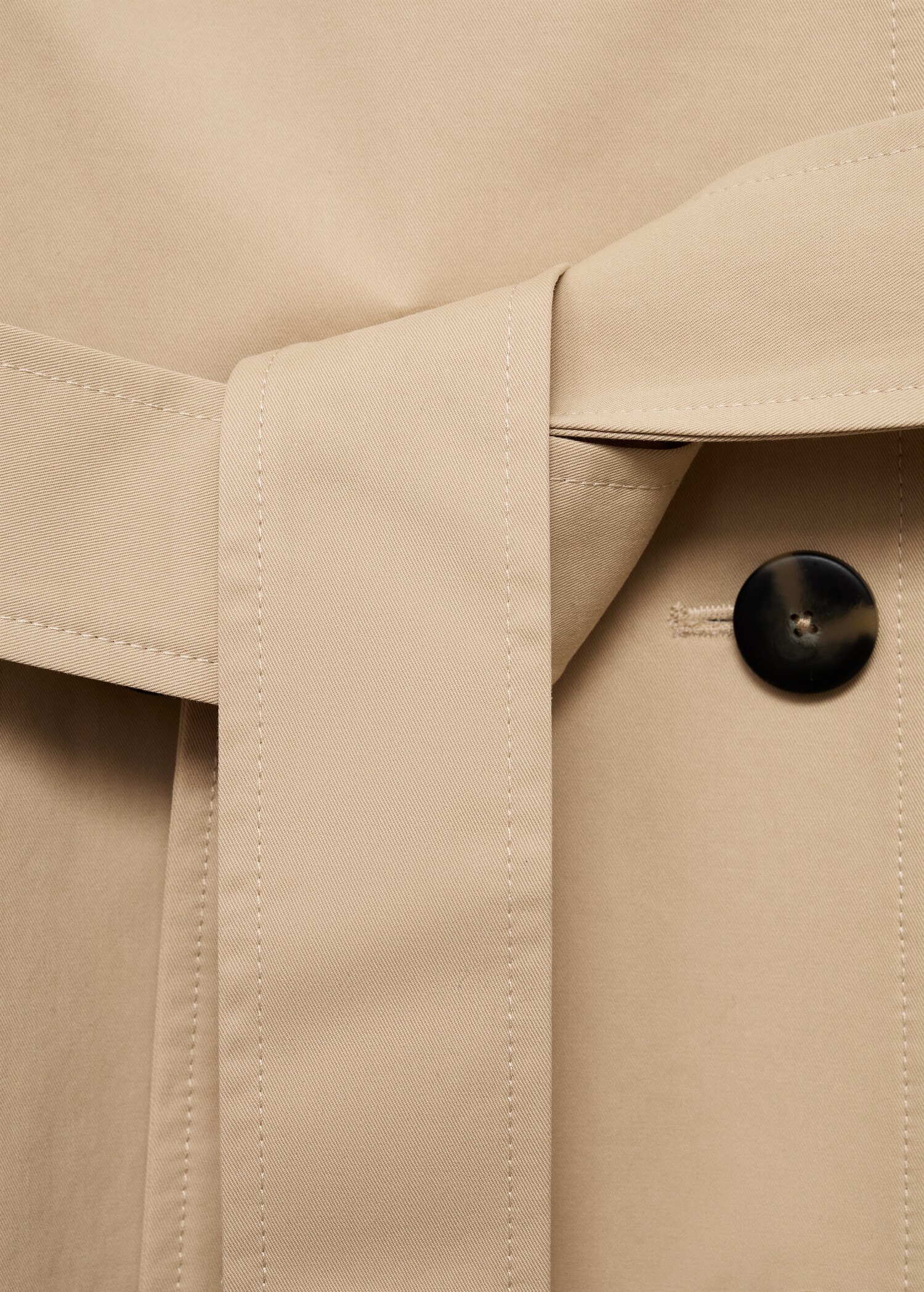 Classic 100% cotton trench coat - Details of the article 0