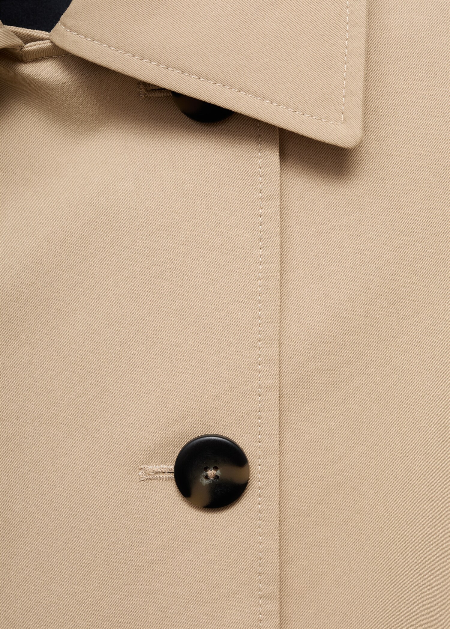 Classic 100% cotton trench coat - Details of the article 8