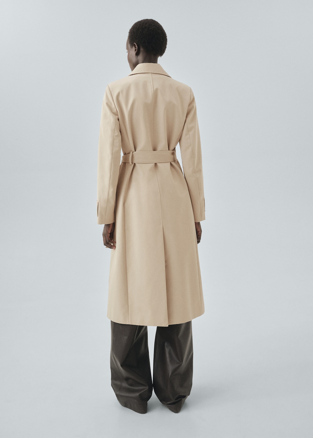 Classic 100% cotton trench coat