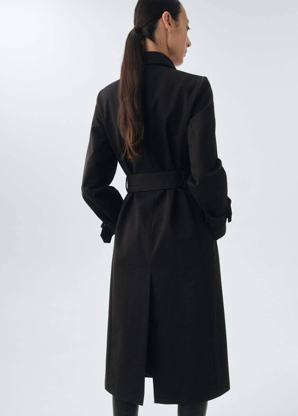 Mango Classic 100% cotton trench coat