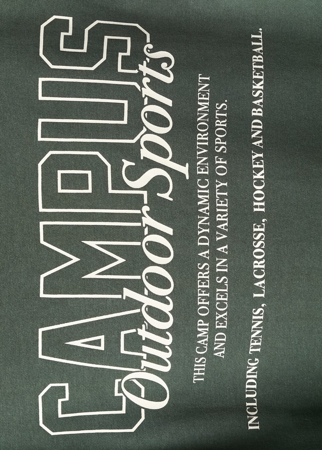 Printed embroidered sweatshirt