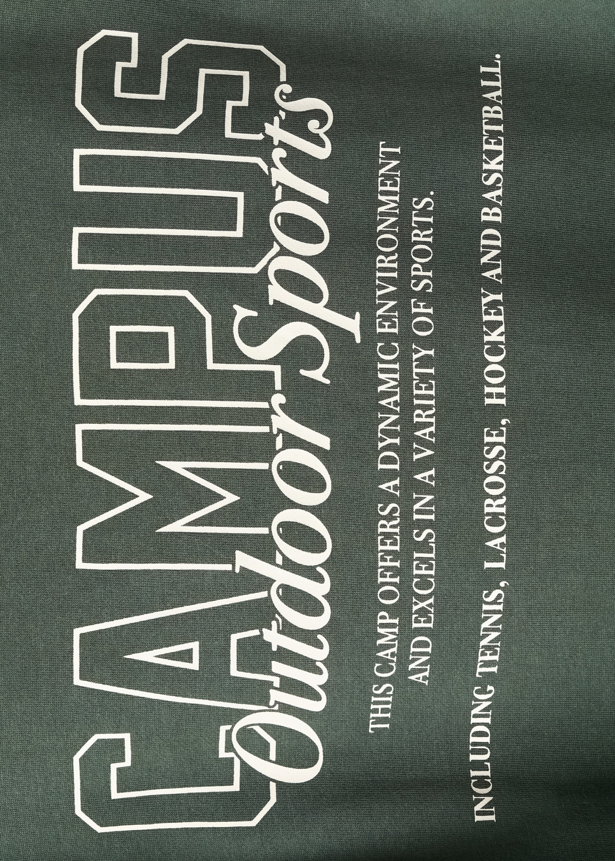 Sweatshirt campus - Details of the article 0, Green. Ref: 17095798-00.