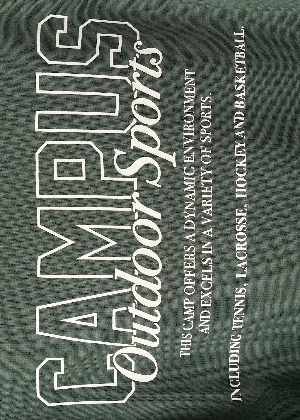 Printed embroidered sweatshirt