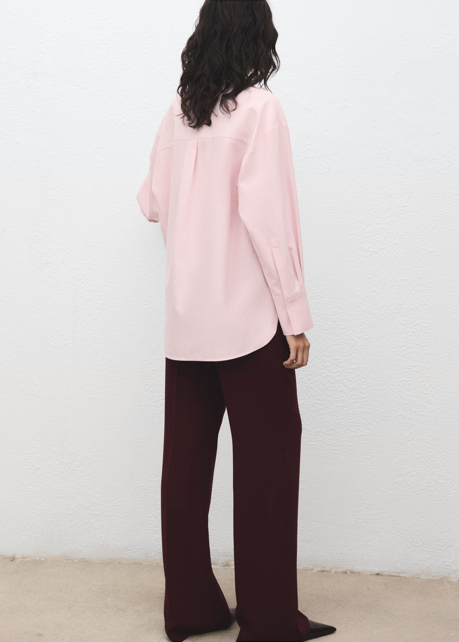 Pocket oversize shirt - Reverse of the article