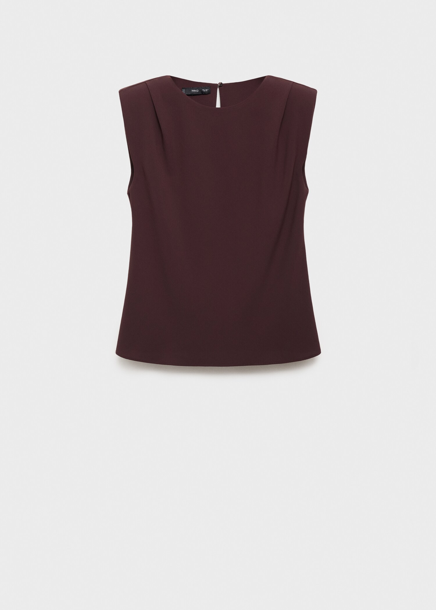 Ruched blouse with shoulder pads - Article without model