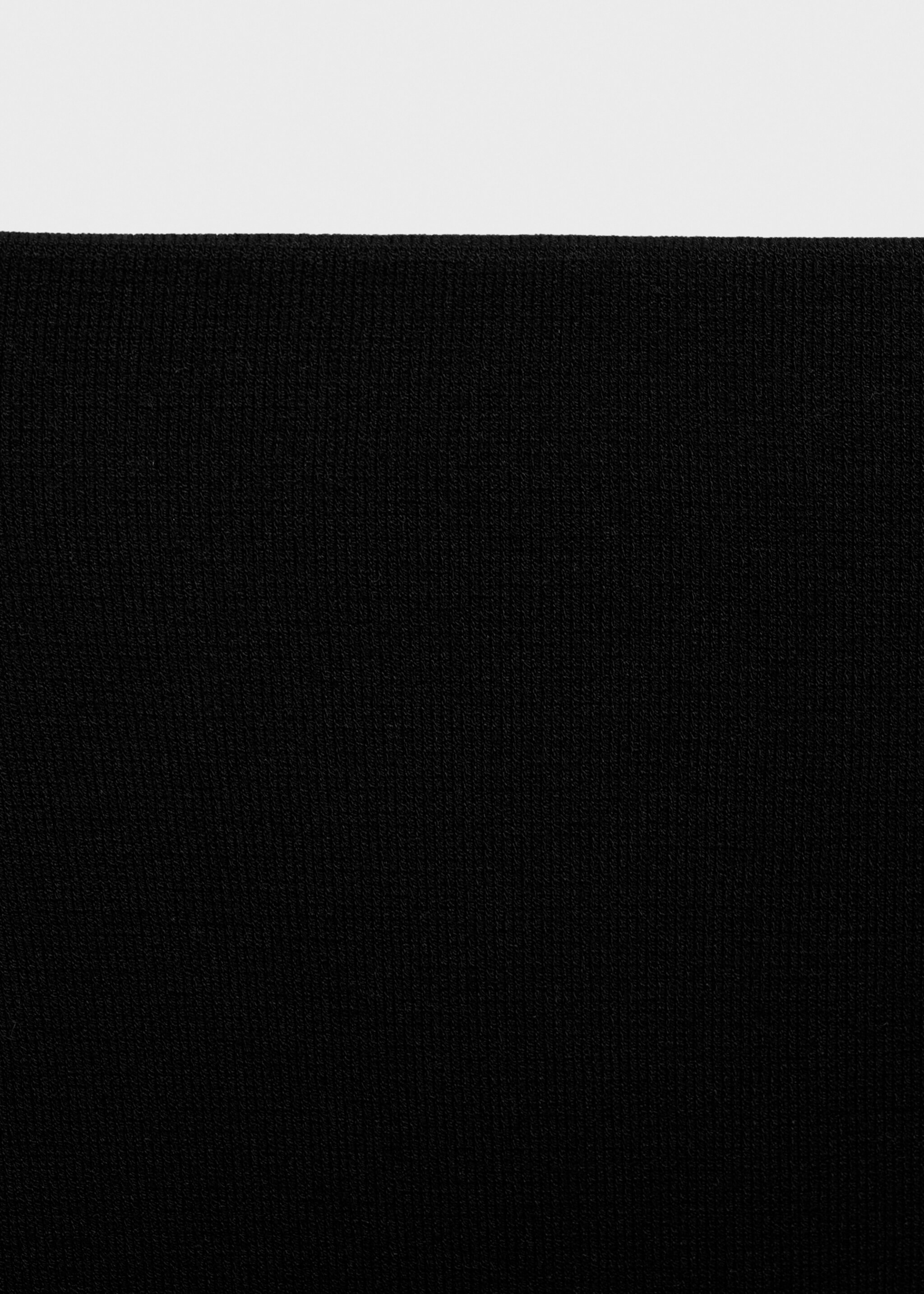 Fustă evazată din tricot - Detaliu al articolului 8, Negru. Ref: 17095811-00.