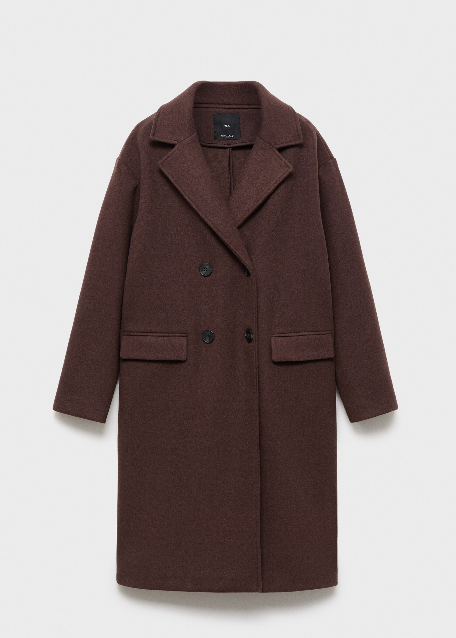 Double-breasted midi coat - Article without model