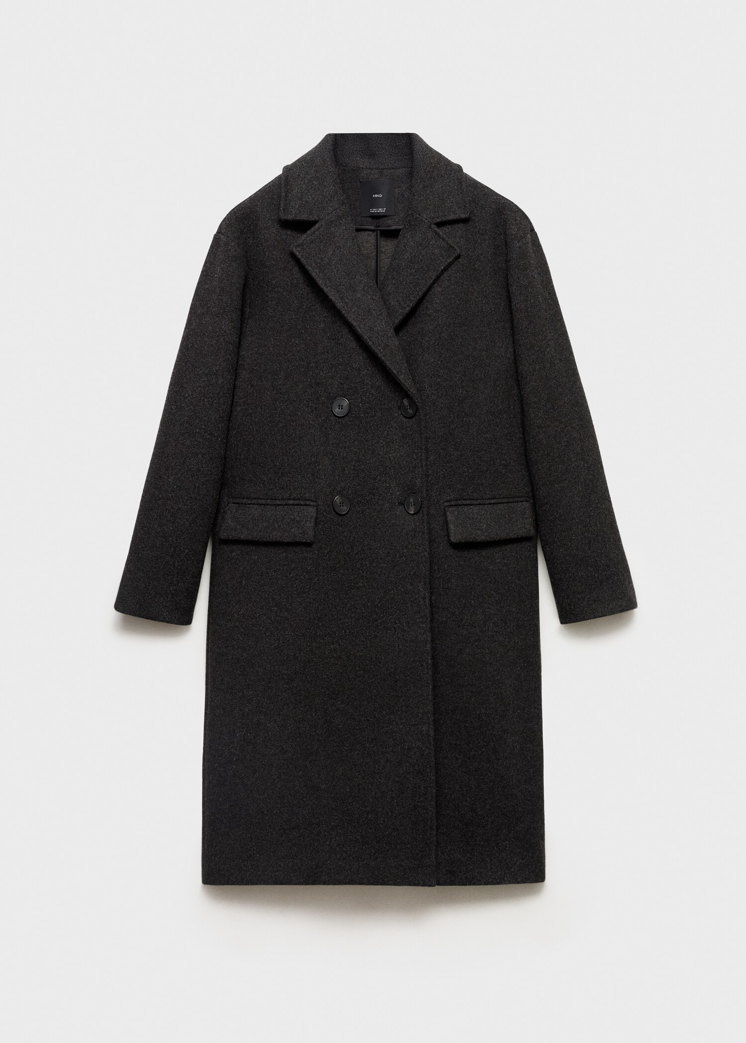Double-breasted midi coat - Article without model