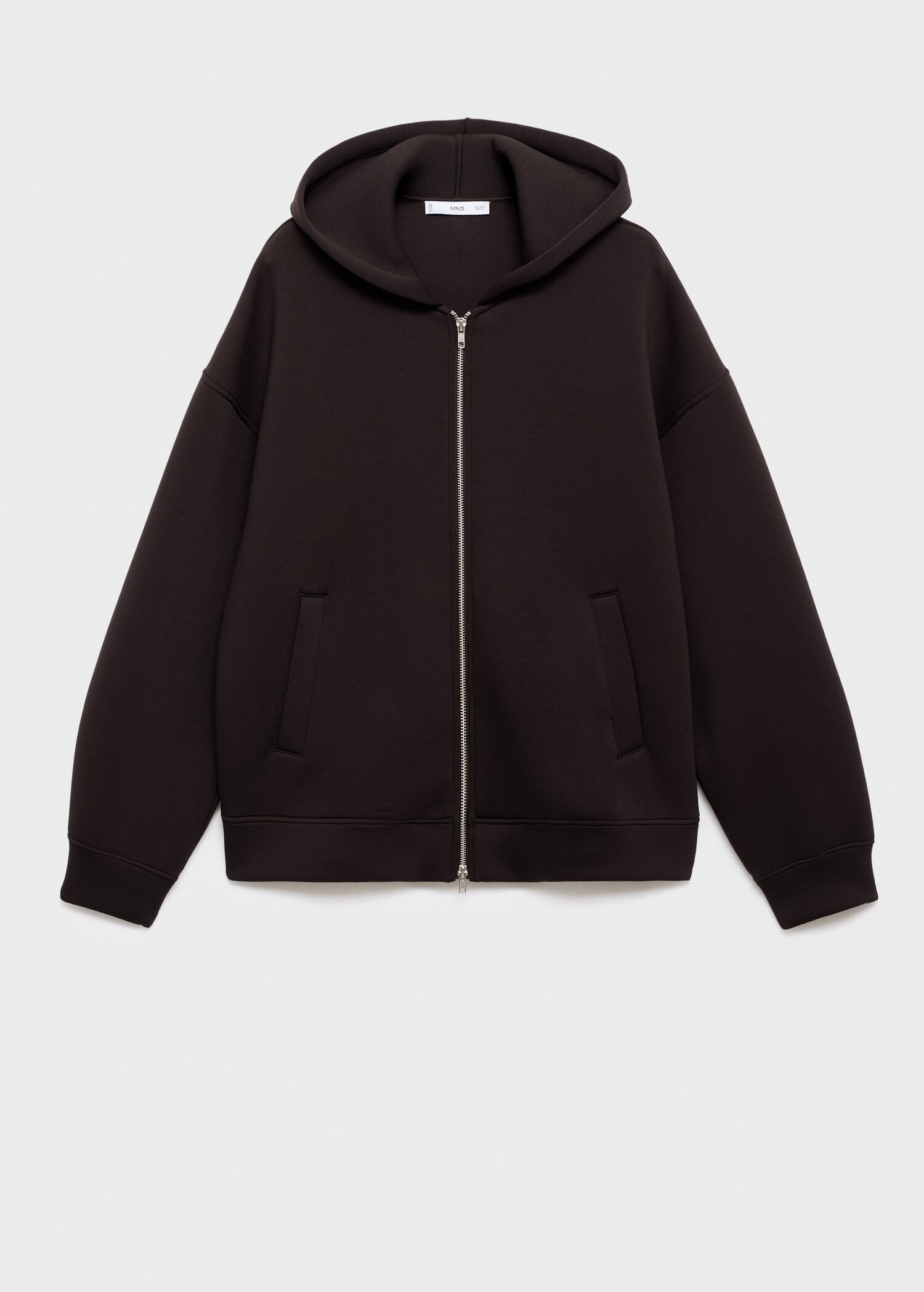 Oversized hooded jacket - Article without model