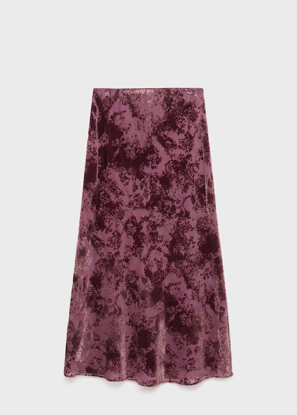 Mango Long jacquard skirt