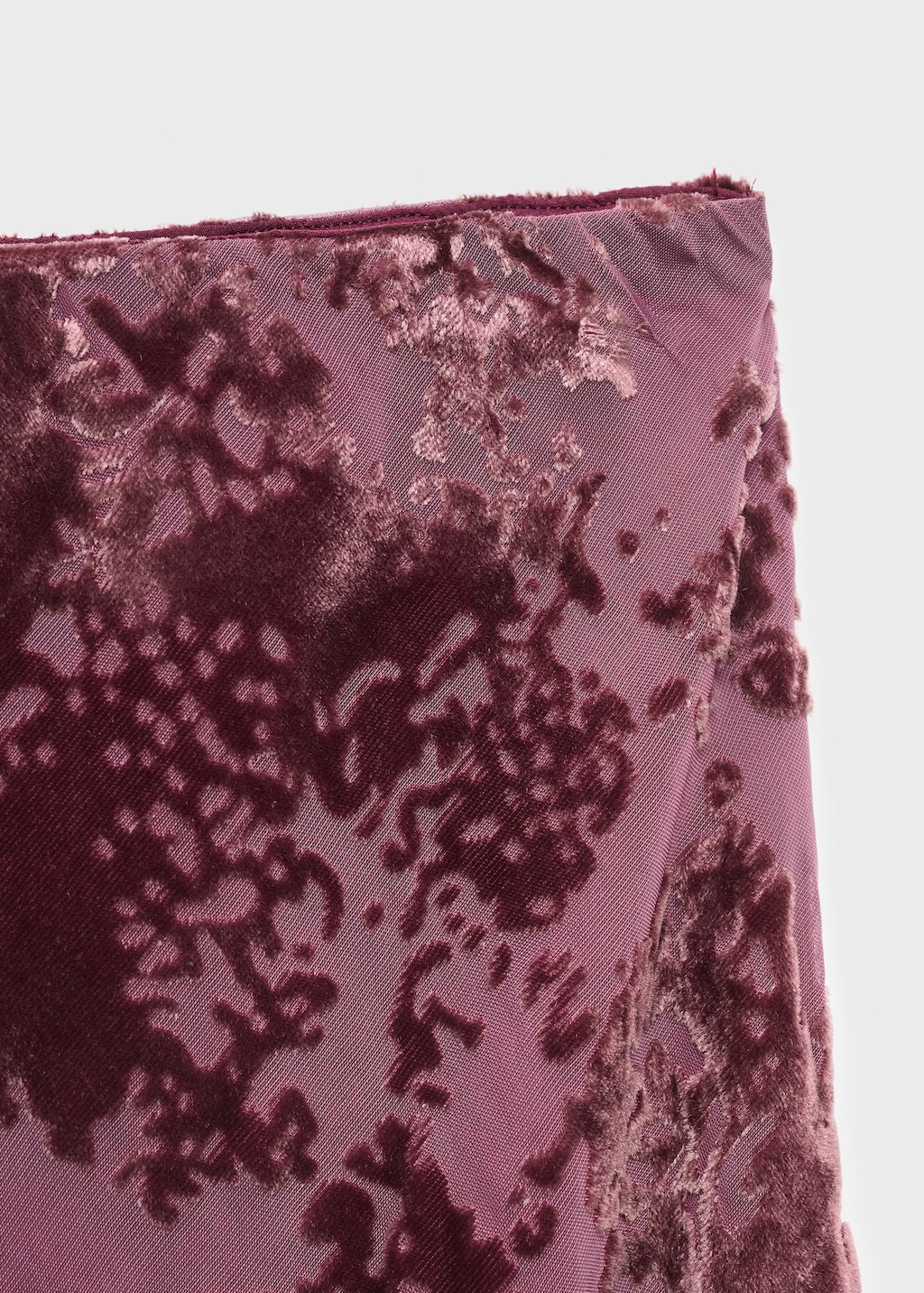 Mango Long jacquard skirt