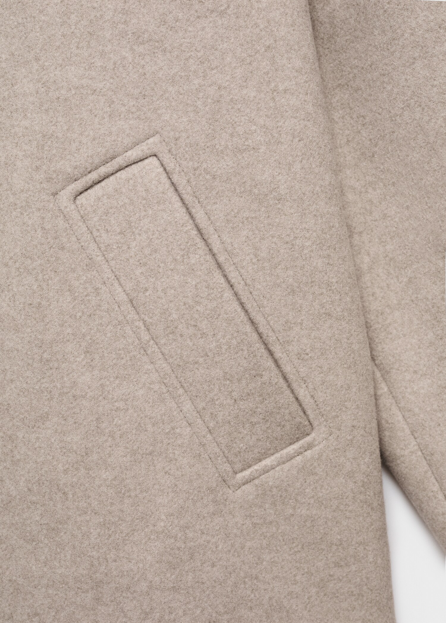 Short coat with lapel collar - Details of the article 0
