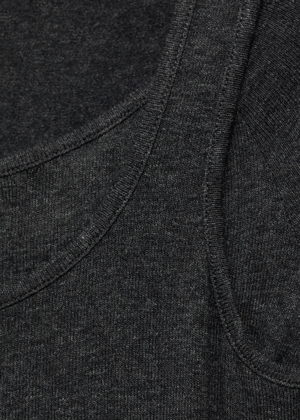 Combined crew neck sweater