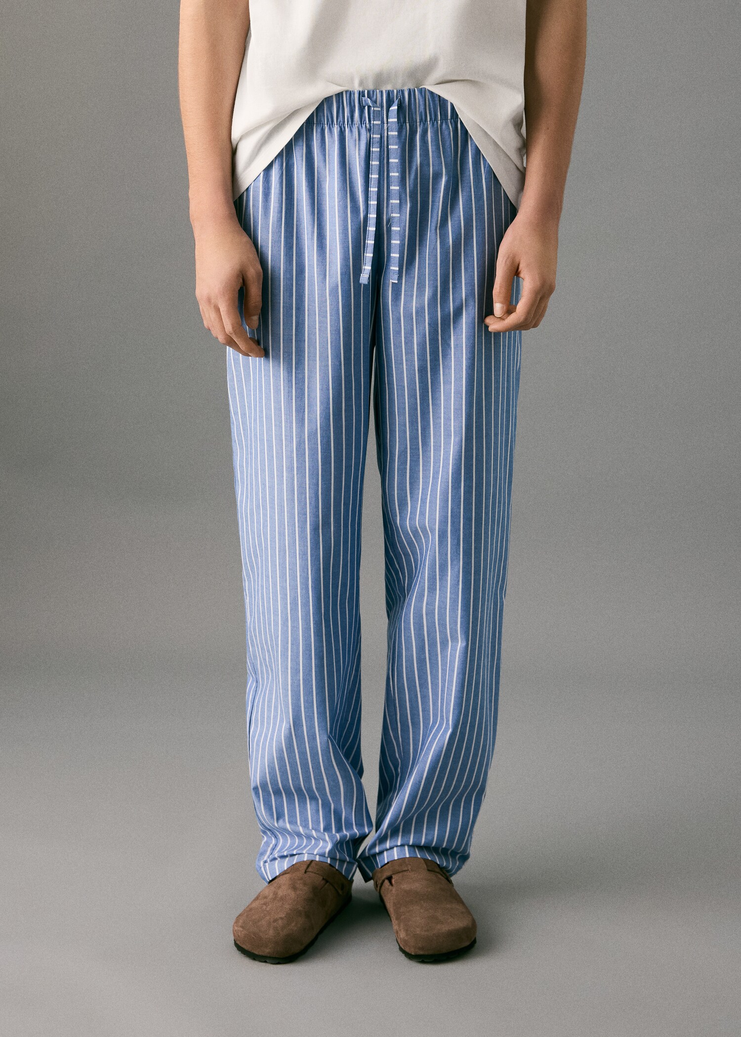 Striped long pyjamas - Details of the article 6