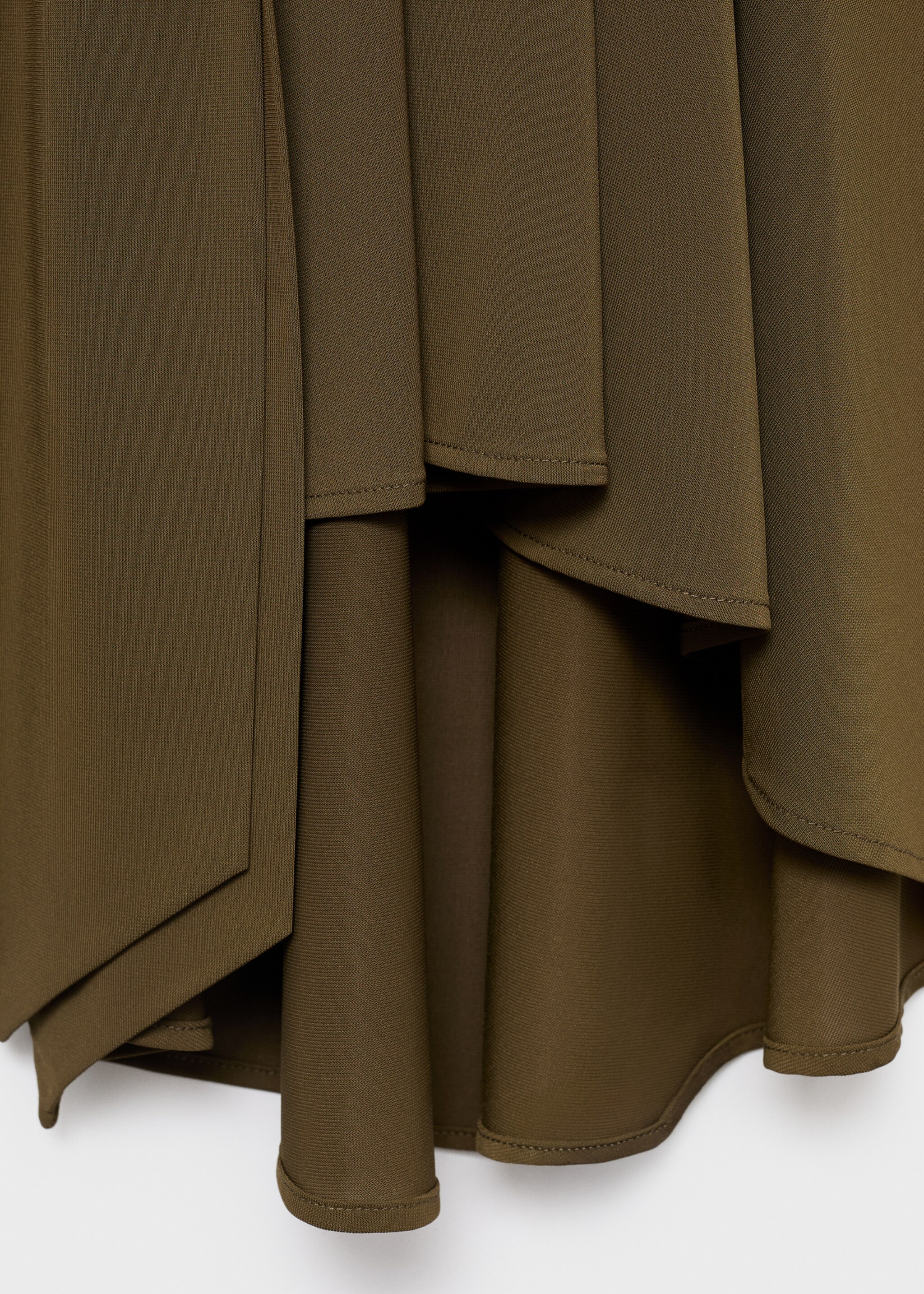 Top emmanchures américaines avec nœud - Détail de l'article 0, Kaki. Ref: 17095825-00.