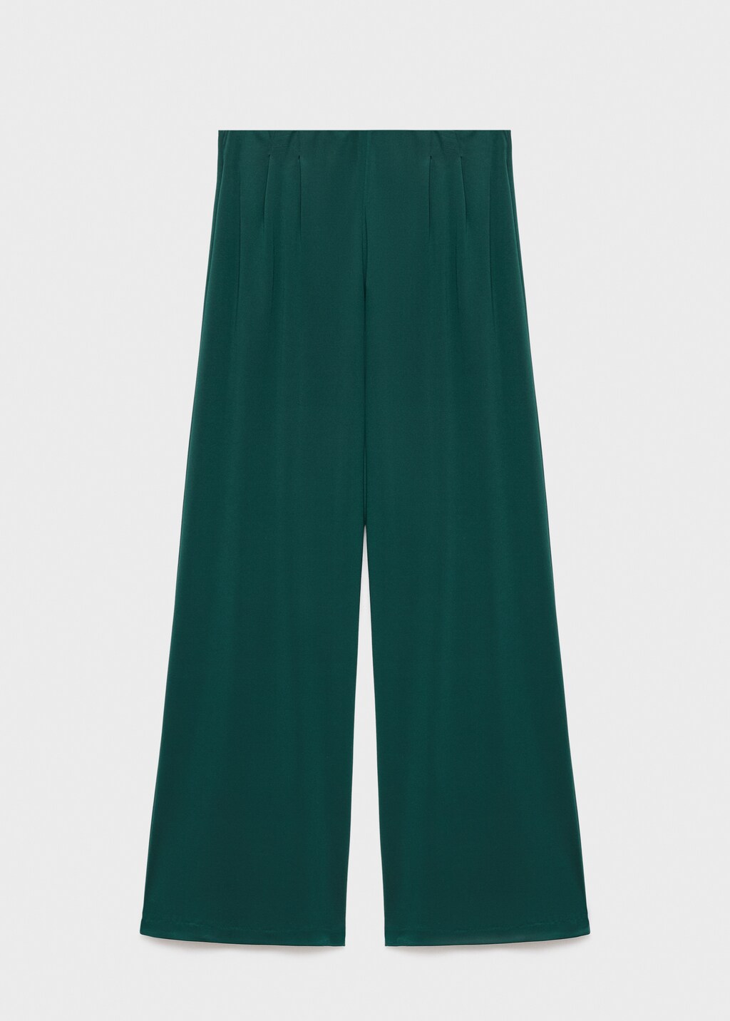Pleated wide leg trousers - image 5