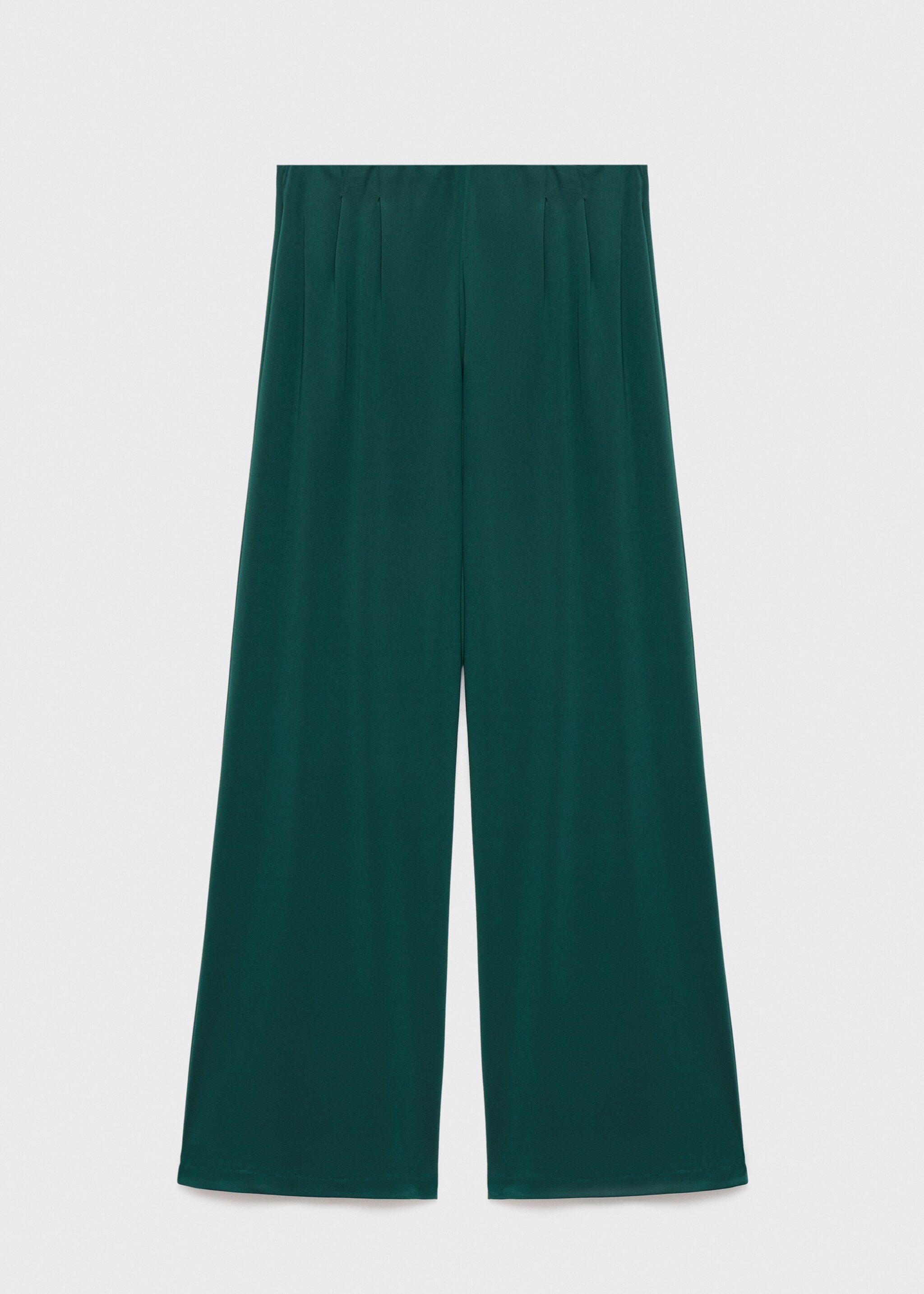 Dart palazzo trousers - Article without model, Dark Green. Ref: 17095826-00.