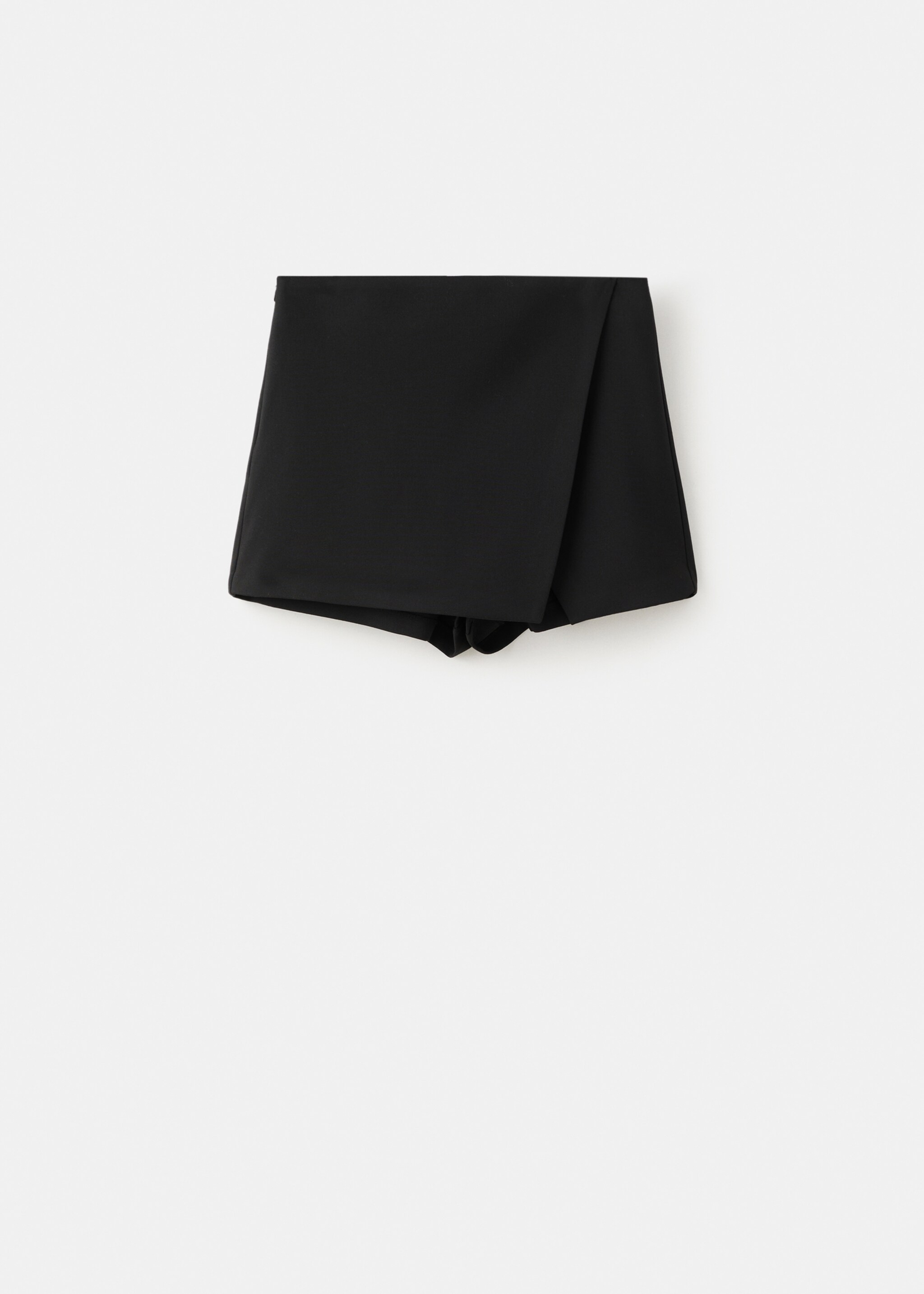 Jupe short portefeuille - Article sans modèle, Noir. Ref: 17095828-00.