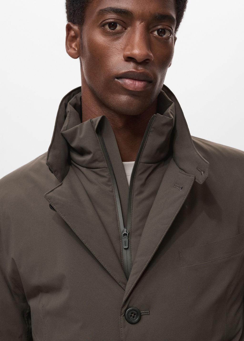 Packable water-repellent padded Thermolite® jacket