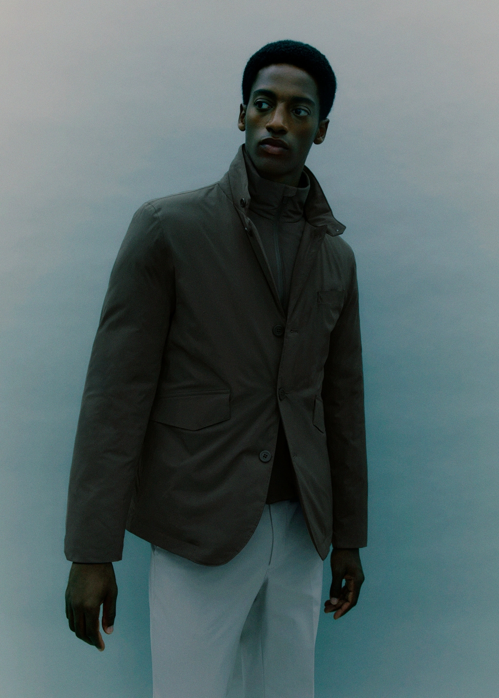 Packable water-repellent padded Thermolite® jacket