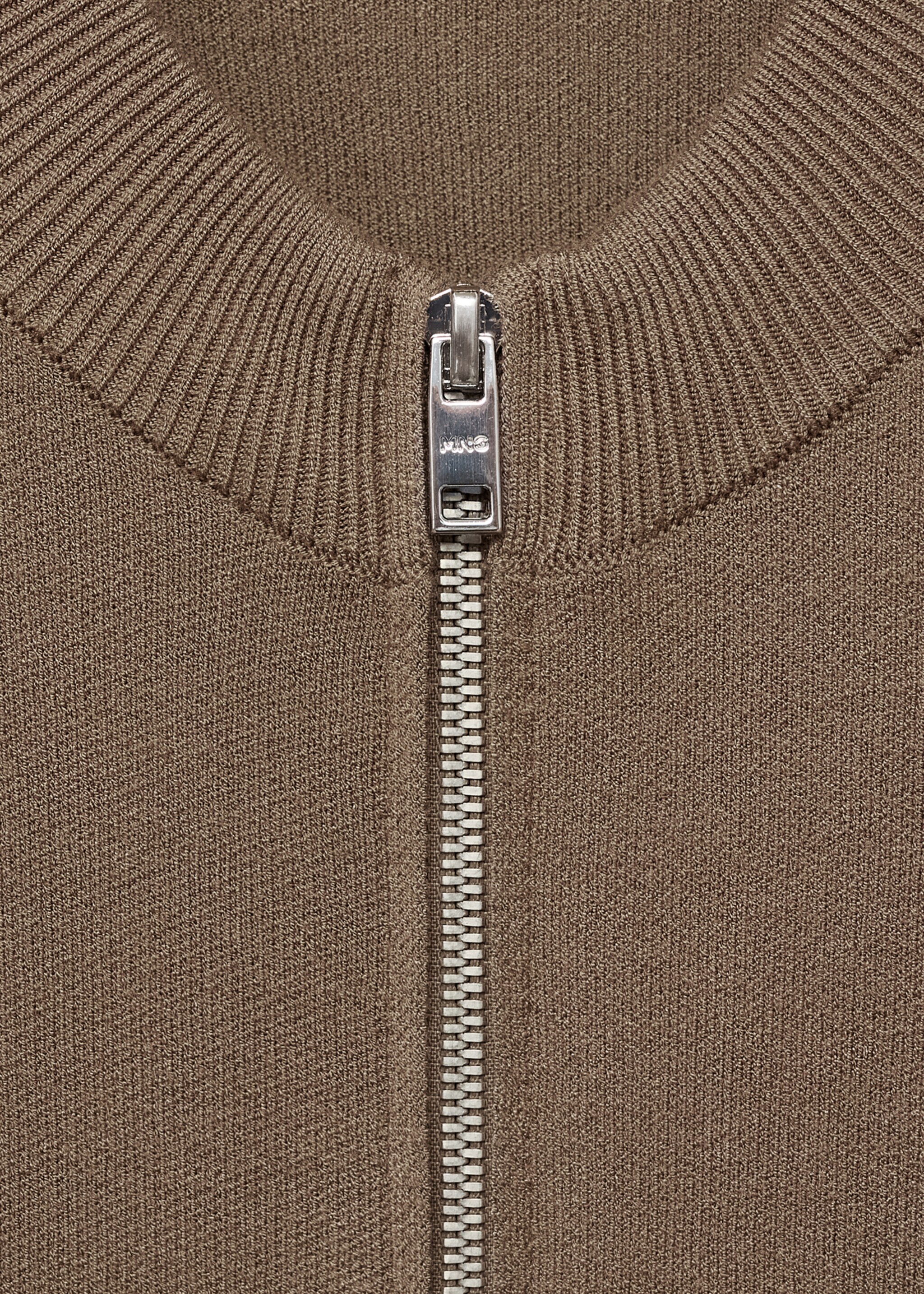 Zipped knit cardigan - Details of the article 8