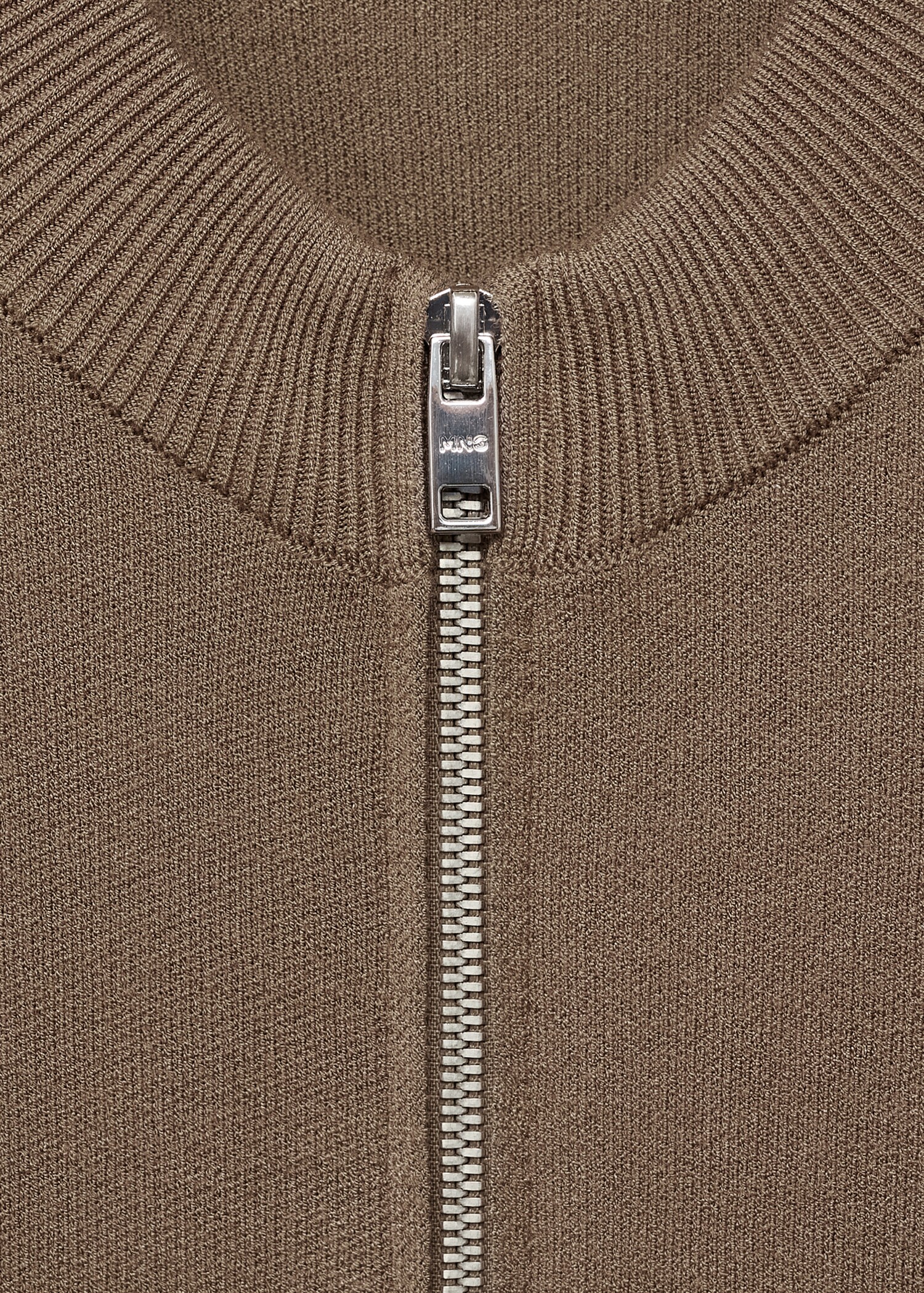Zipped knit cardigan - Details of the article 8