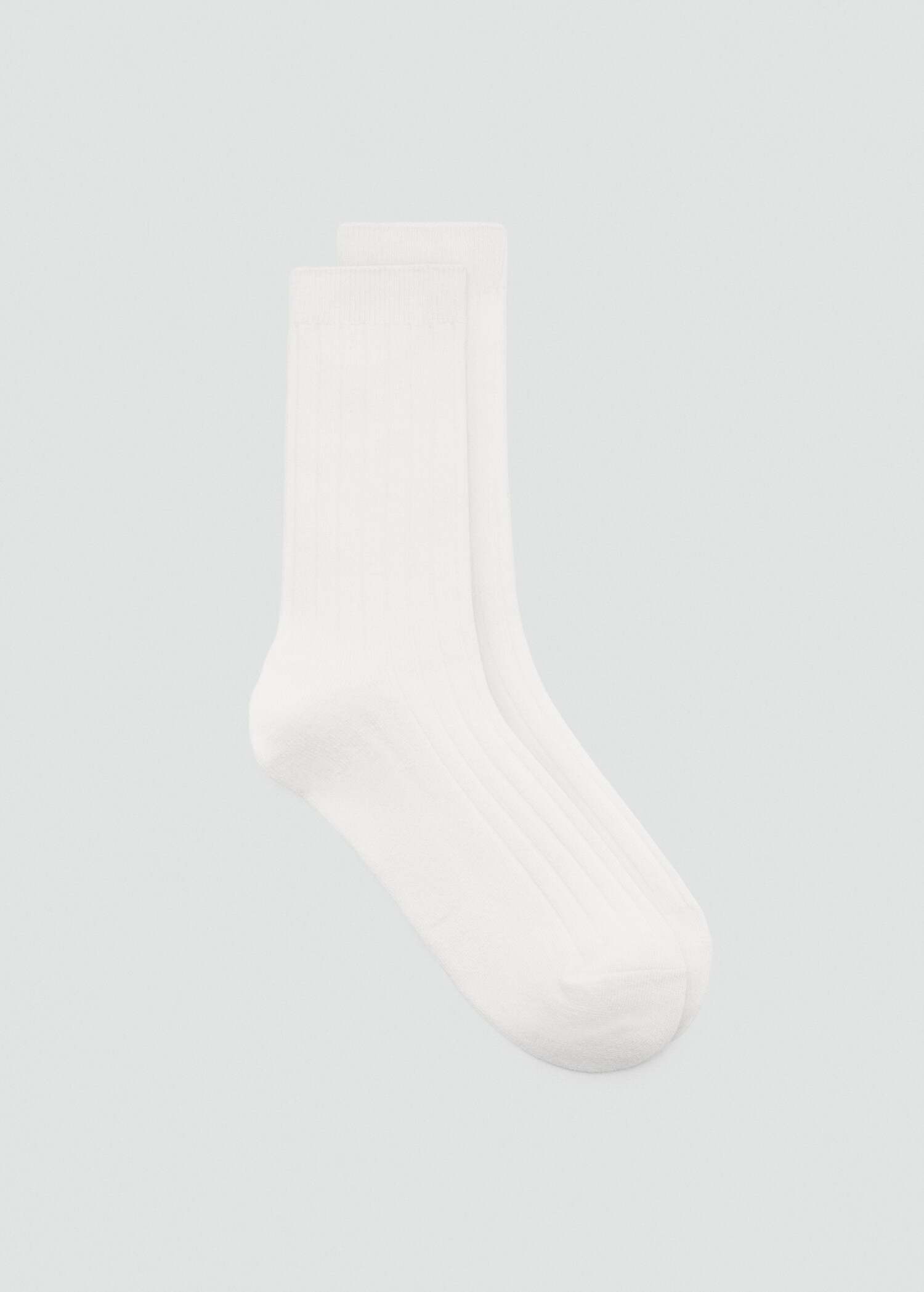 Ribbed wool blend socks - Article without model