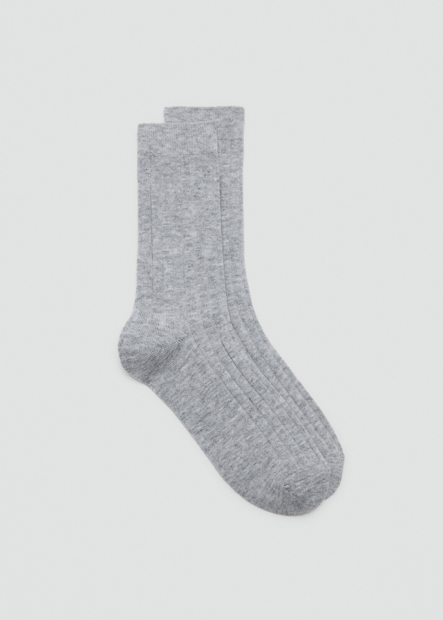 Ribbed wool blend socks - Article without model