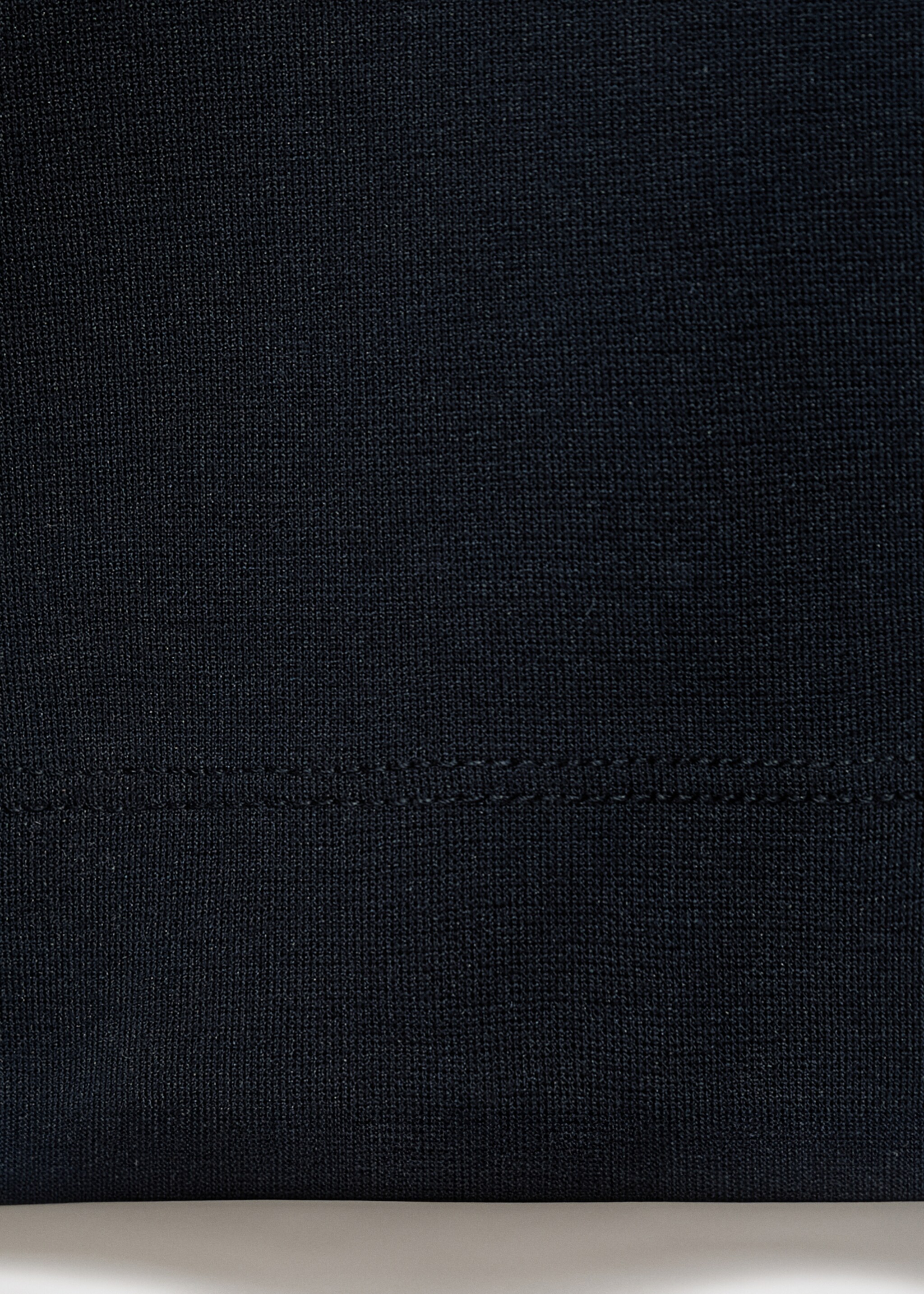 Regular-fit knitted polo sweater - Details of the article 0, Navy. Ref: 17095976-00.