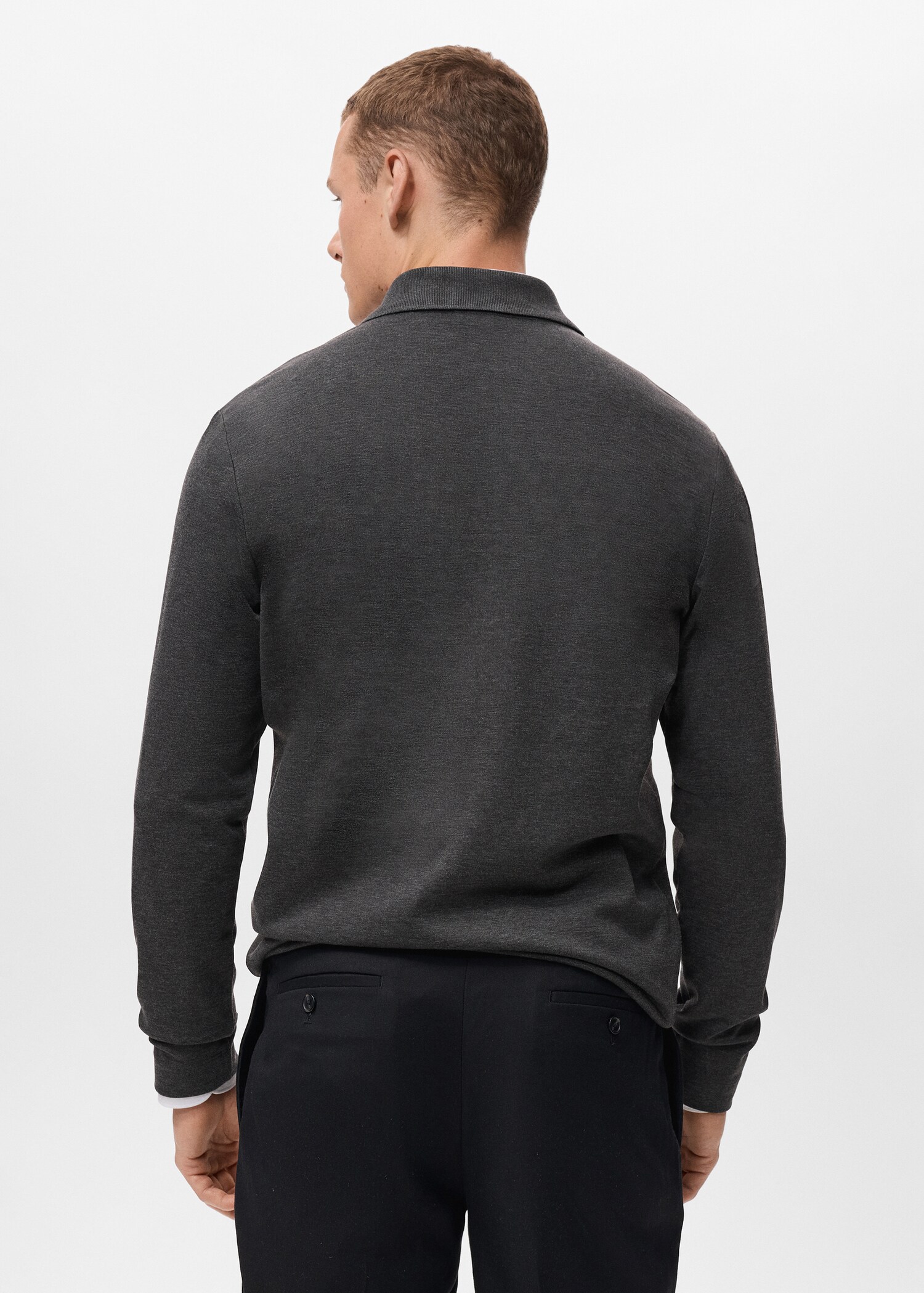 Jersey polo punto regular fit - Reverso del artículo