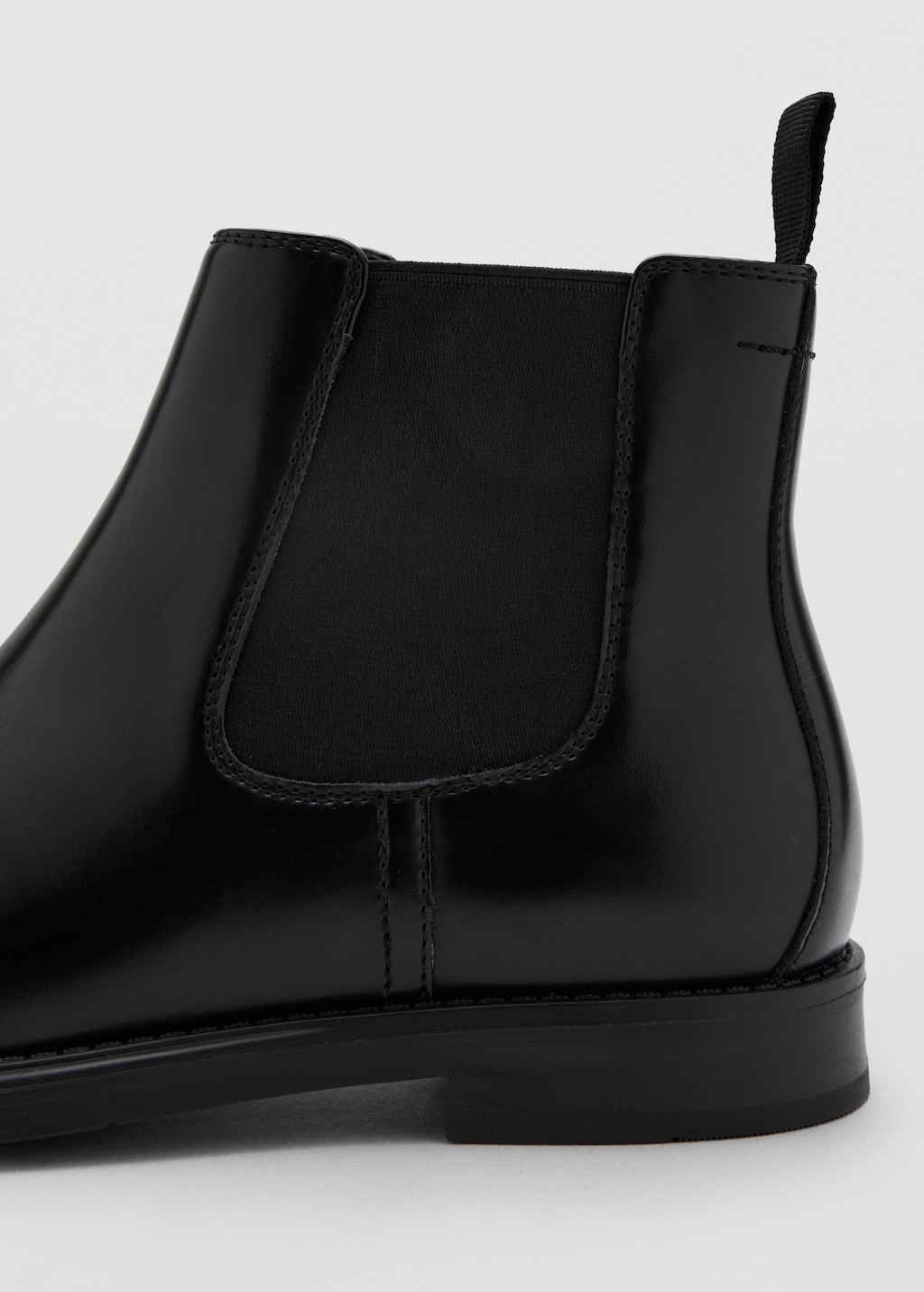 Faux-effect chelsea ankle boots