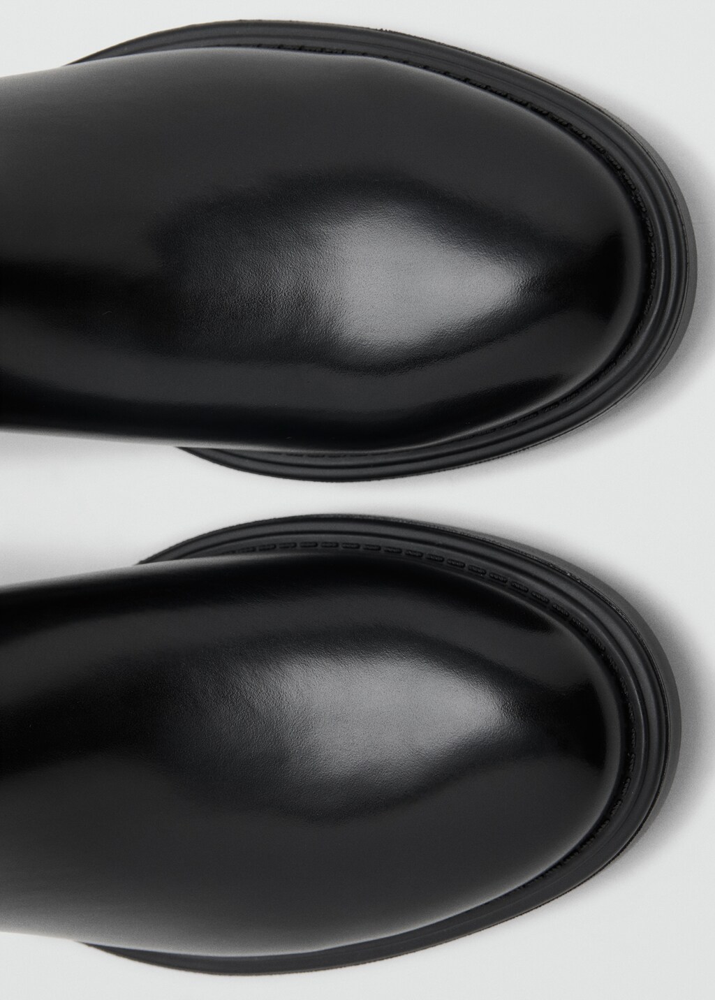 Faux-effect chelsea ankle boots